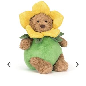 Bartholomew Bear Daffodil Outfit Jellycat nwt authentic